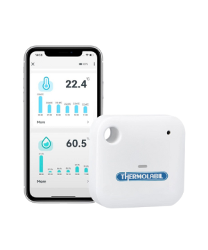 Termo-higrómetro WiFi com alertas no telemóvel